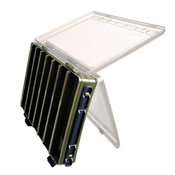 Caja de pesca de doble cara para señuelos