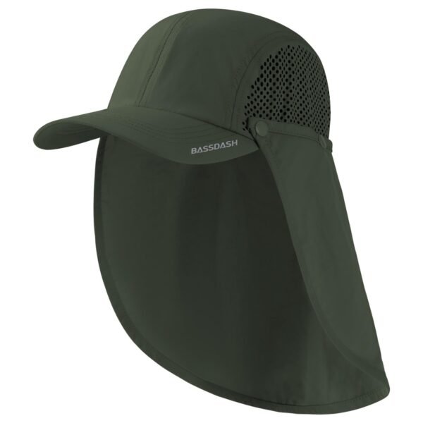 Gorra de pesca UPF 50+ con cubrenuca extraíble