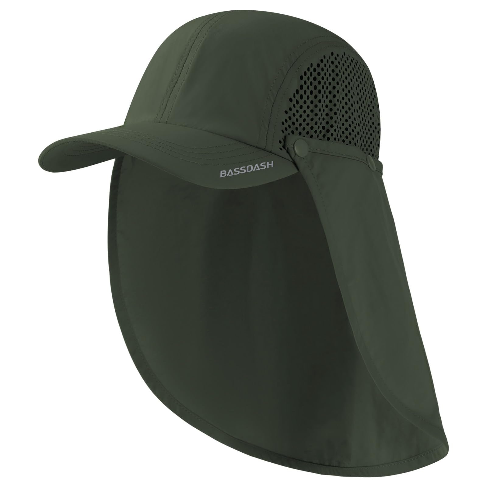 Gorra de pesca UPF 50+ con cubrenuca extraíble