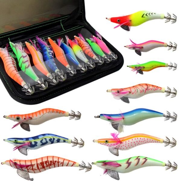 Jibioneras luminosas tipo gamba (pack de 10)