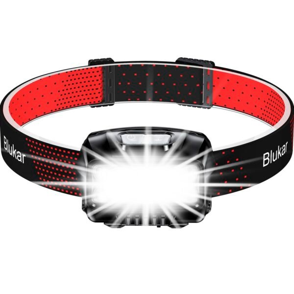 Linterna frontal LED recargable 2000 lm con sensor