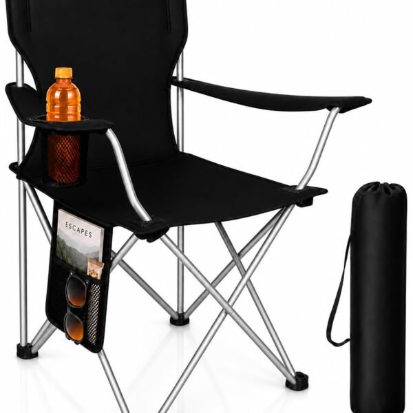 Silla plegable de pesca de acero y tejido Oxford