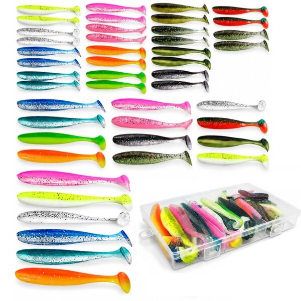 Surtido de vinilos paddle tail 6/9/12 cm (46 piezas)